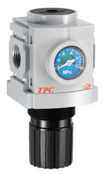 1/4" HIGH FLOW REGULATOR W/GAUGE. MPN PR3-N02G