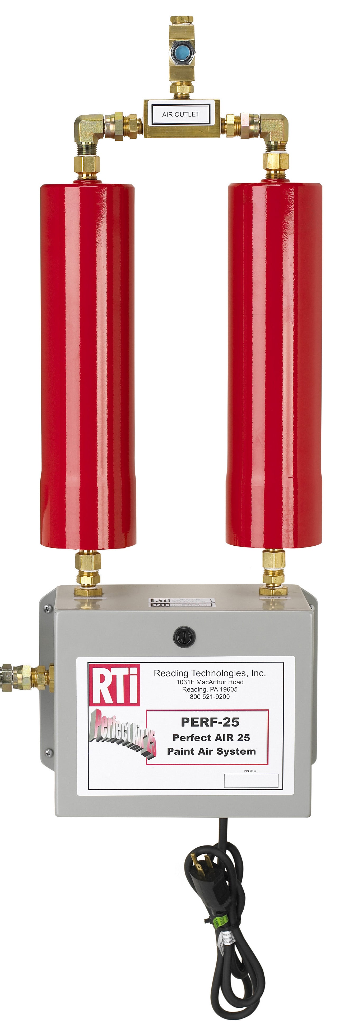 RTi 25 SCFM REGENERATIVE DESICCANT DRYER. MPN ARAD-25